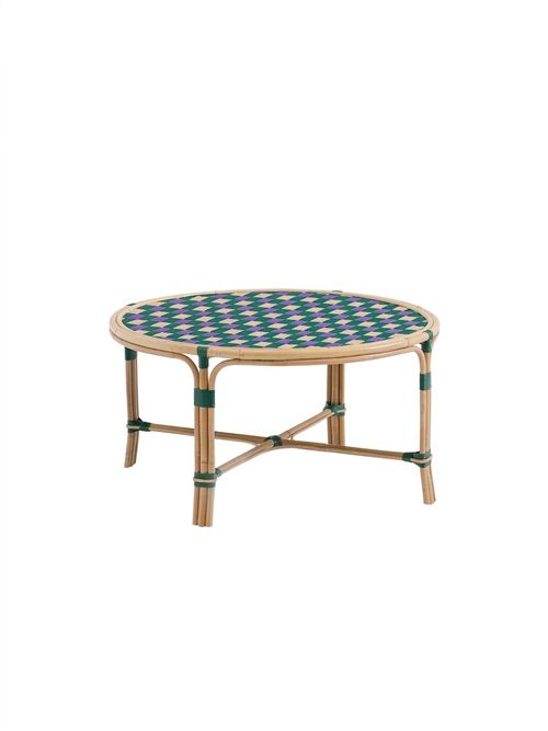 Bianca Rattan and Woven Resin Coffee Table