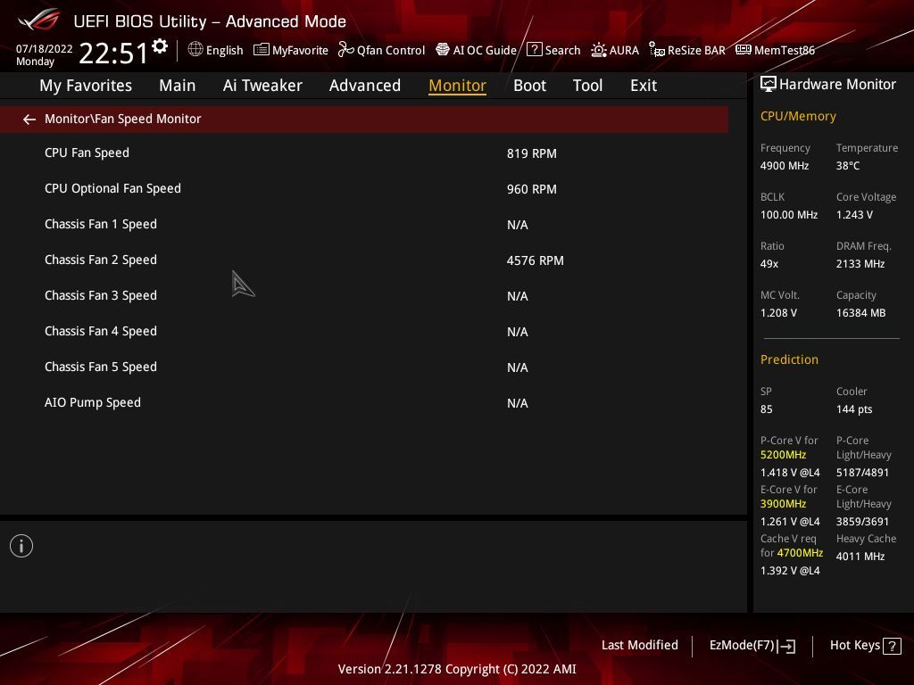 Asus ROG Strix Z690-A Gaming WIFI D4