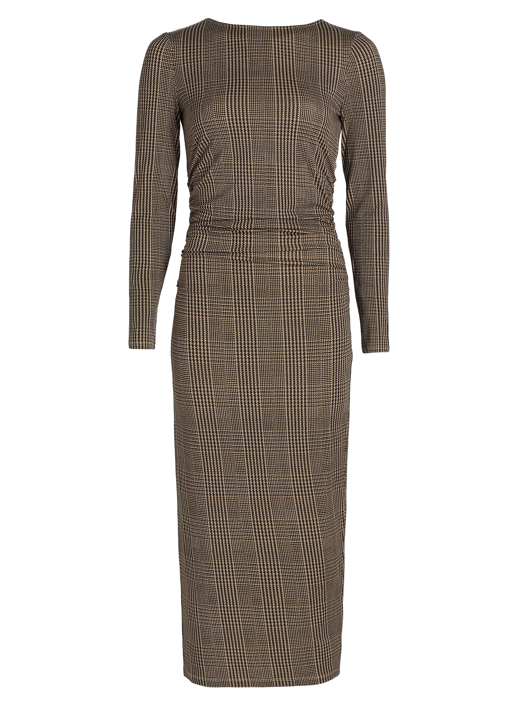 Charissa Stretch-Jersey Houndstooth Midi-Dress