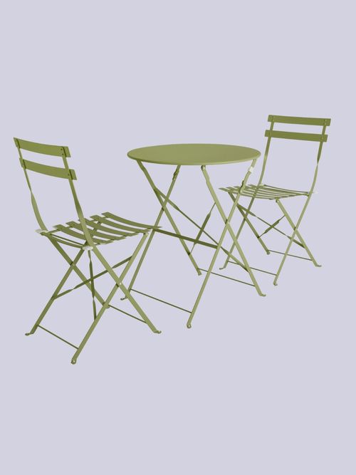 Habitat Eve 2 Seater Metal Garden Bistro Set 