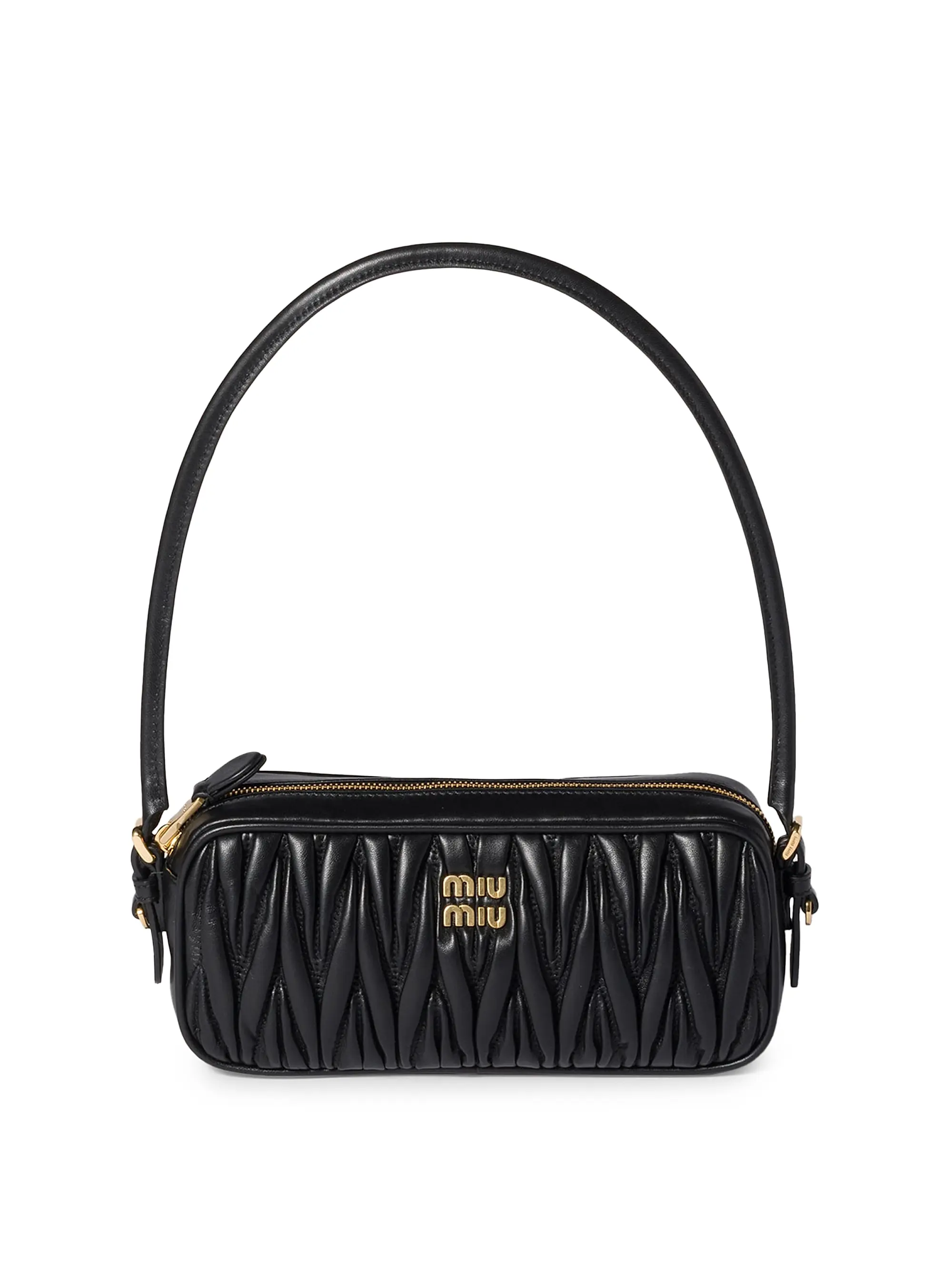 Matelass&amp;eacute; Nappa Leather Pouch