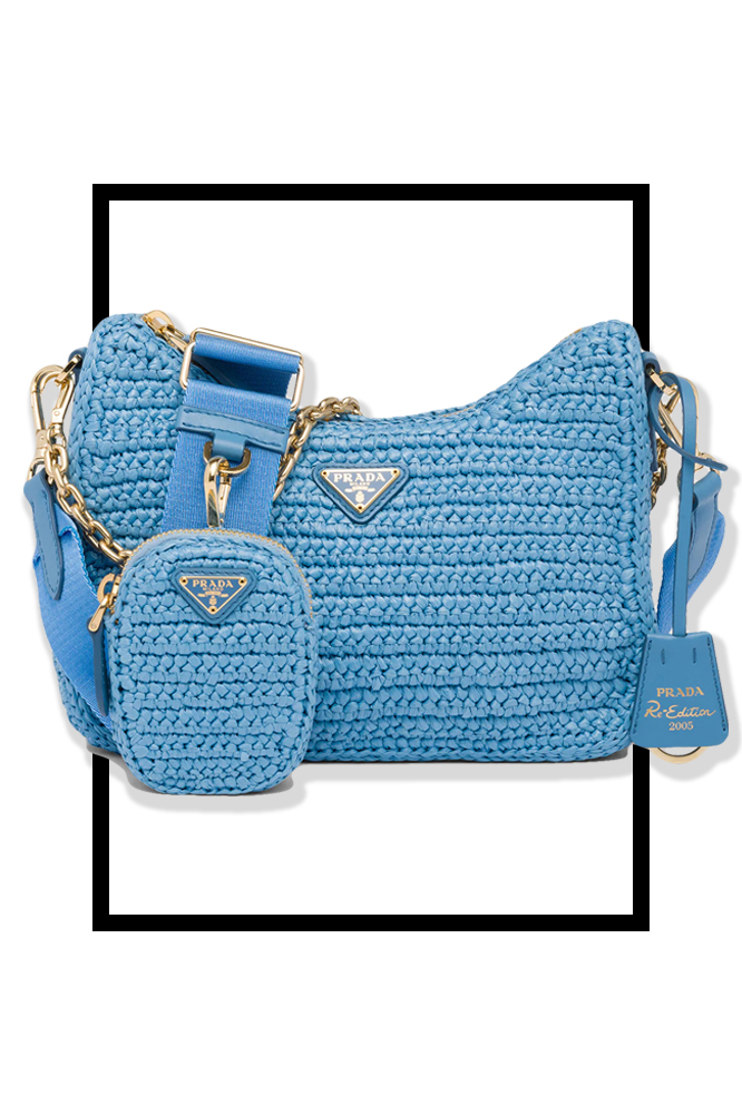 The New Prada Re-Edition 2005 Raffia Bag Has Summer Written All Over It  - BAGAHOLICBOY