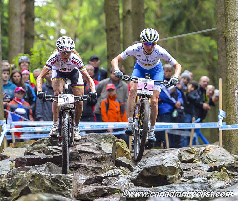 Irina Kalentieva and Catharine Pendrel