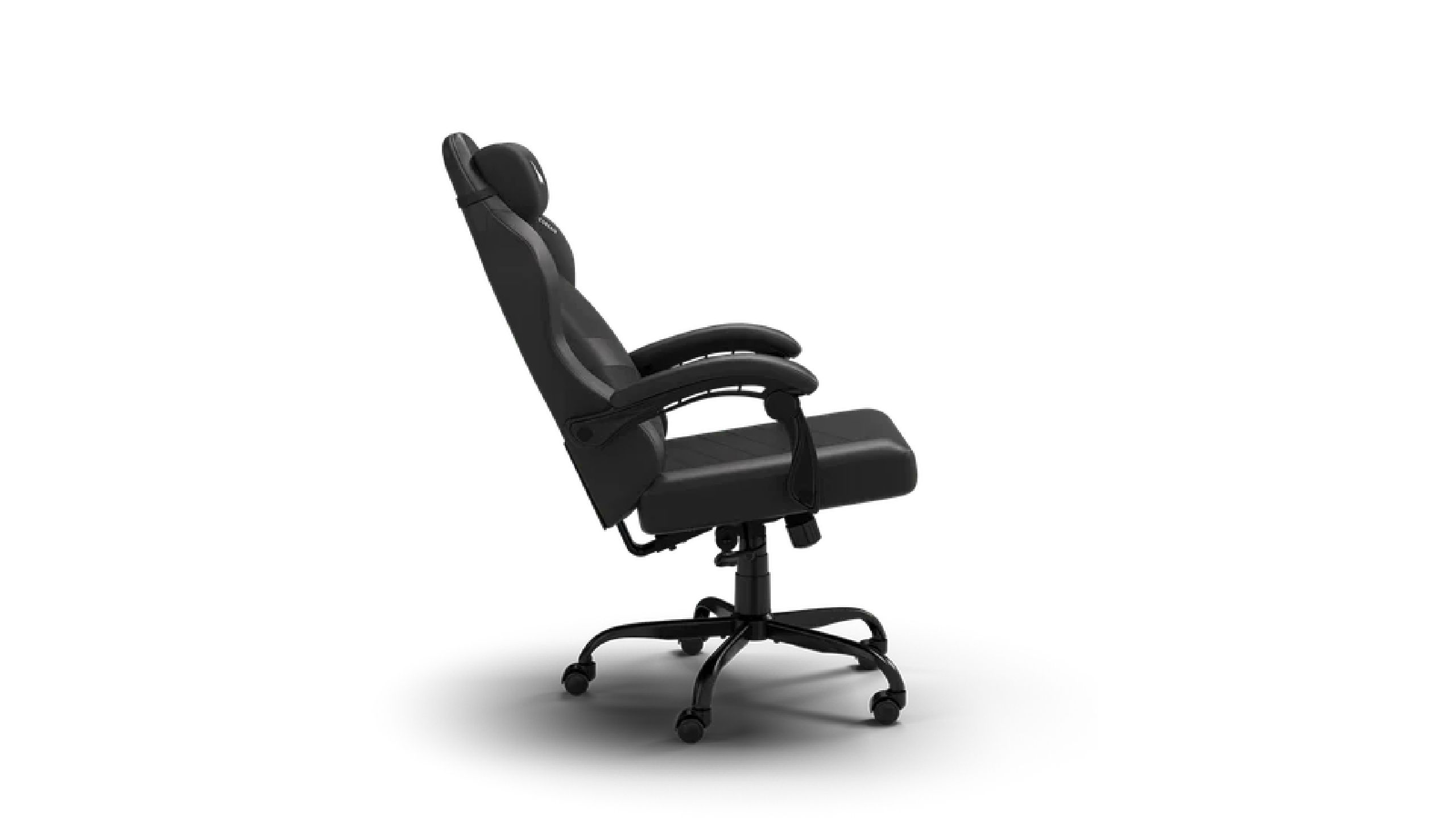A Corsair TC80 gaming chair in recline.