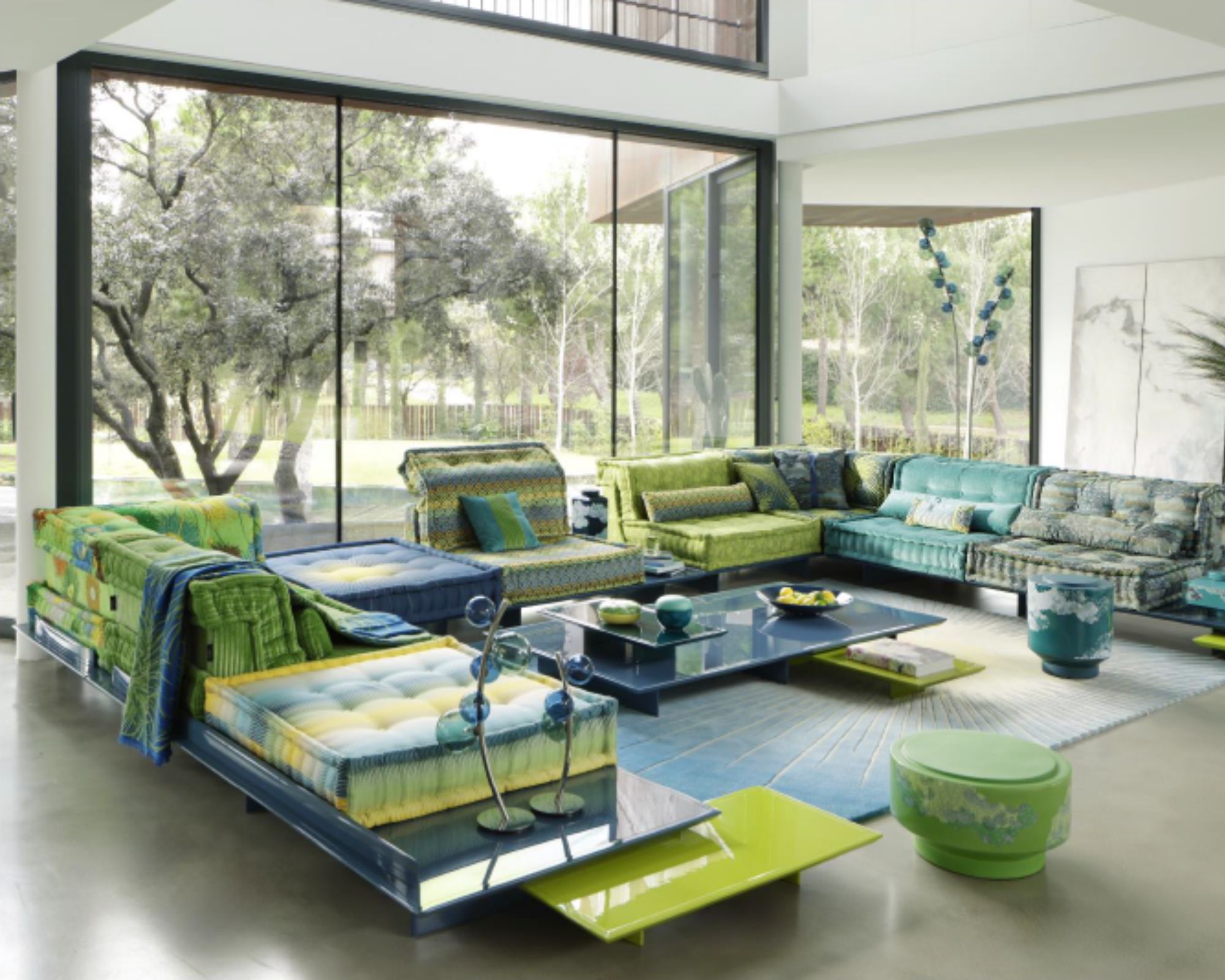 roche bobois mah jong sofa