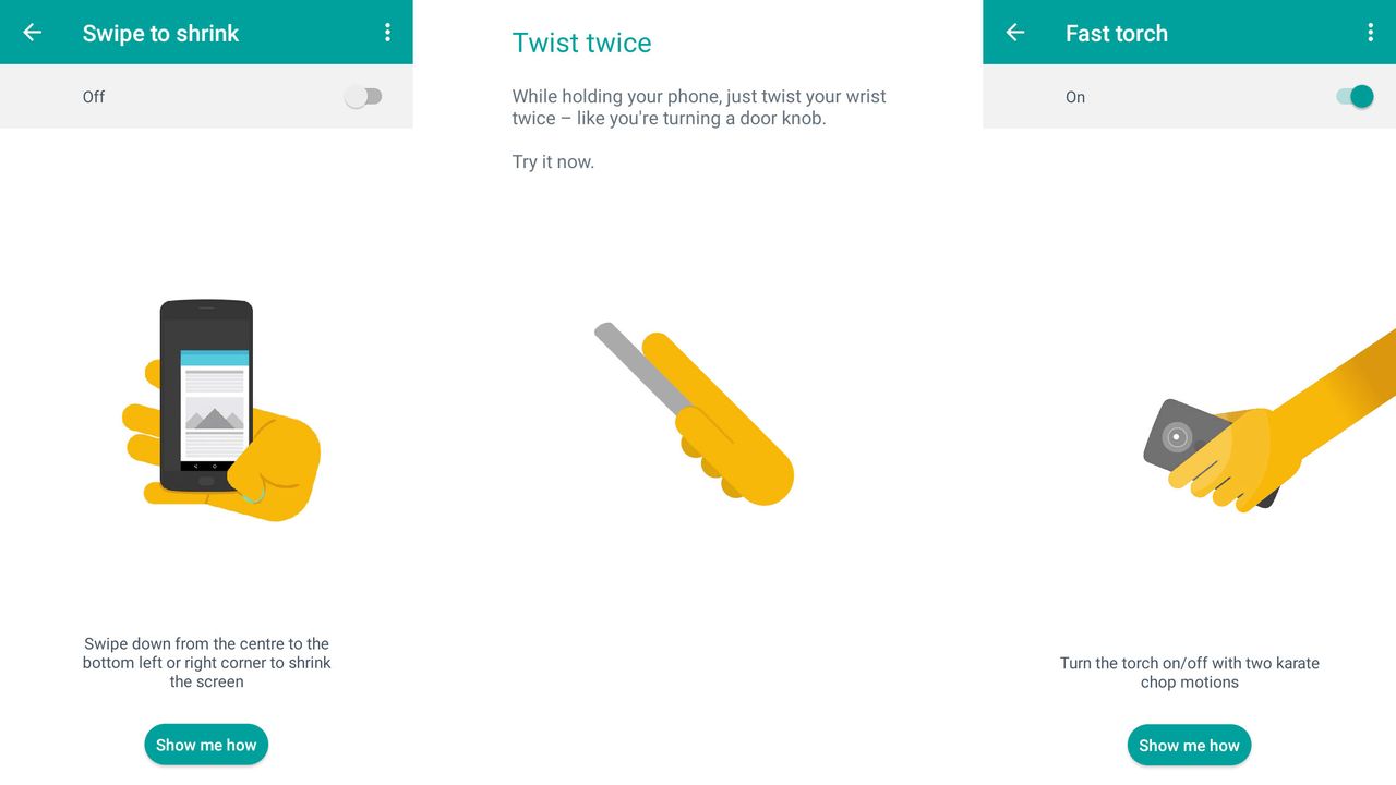 Some of the Moto Actions. Image credit: TechRadar
