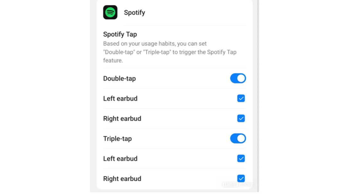 A screenshot of an APK teardown showing Spotify Tap enabling features in the HeyMelody app