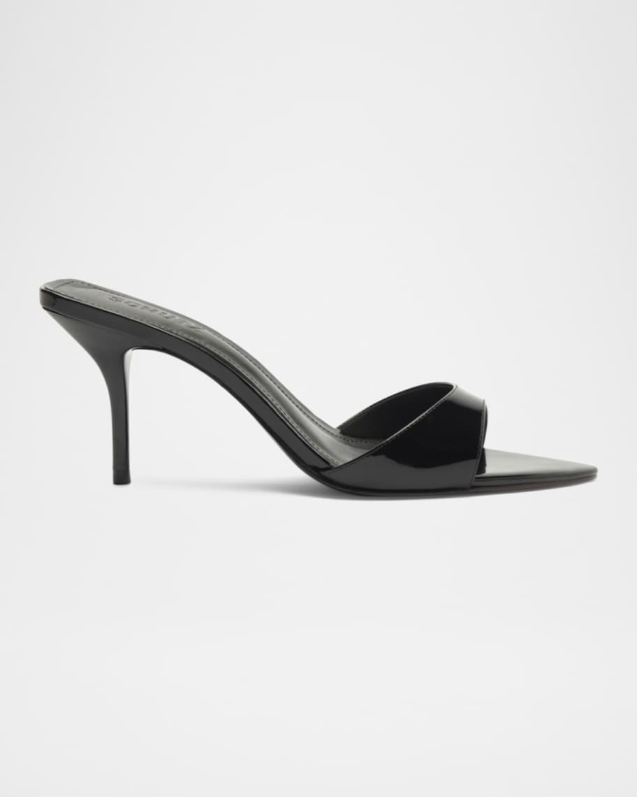 Elodie Patent Stiletto Mule Sandals