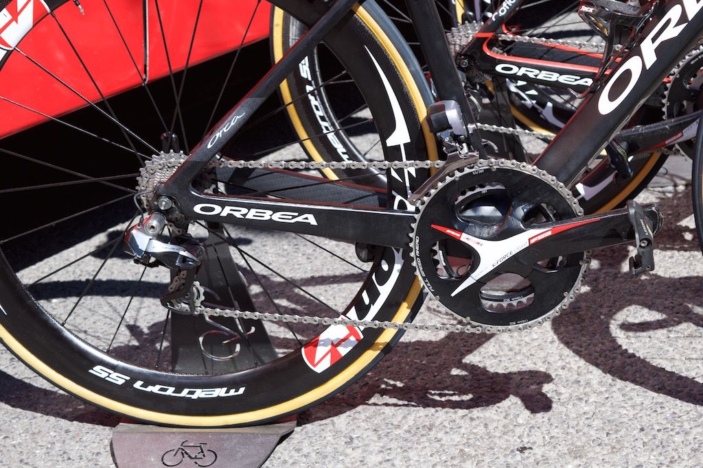 FSA also provide the crankset for Cofidis while Shimano Dura Ace Di2 takes care of the shifting