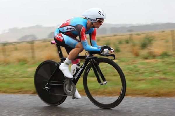 2010 road race Champion, Ruth Corset (Jayco-AIS) proved her ability as a time triallist too, with bronze today