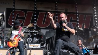 Clutch performing live