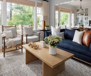 A living room designed by Madison Nicole Design Studio