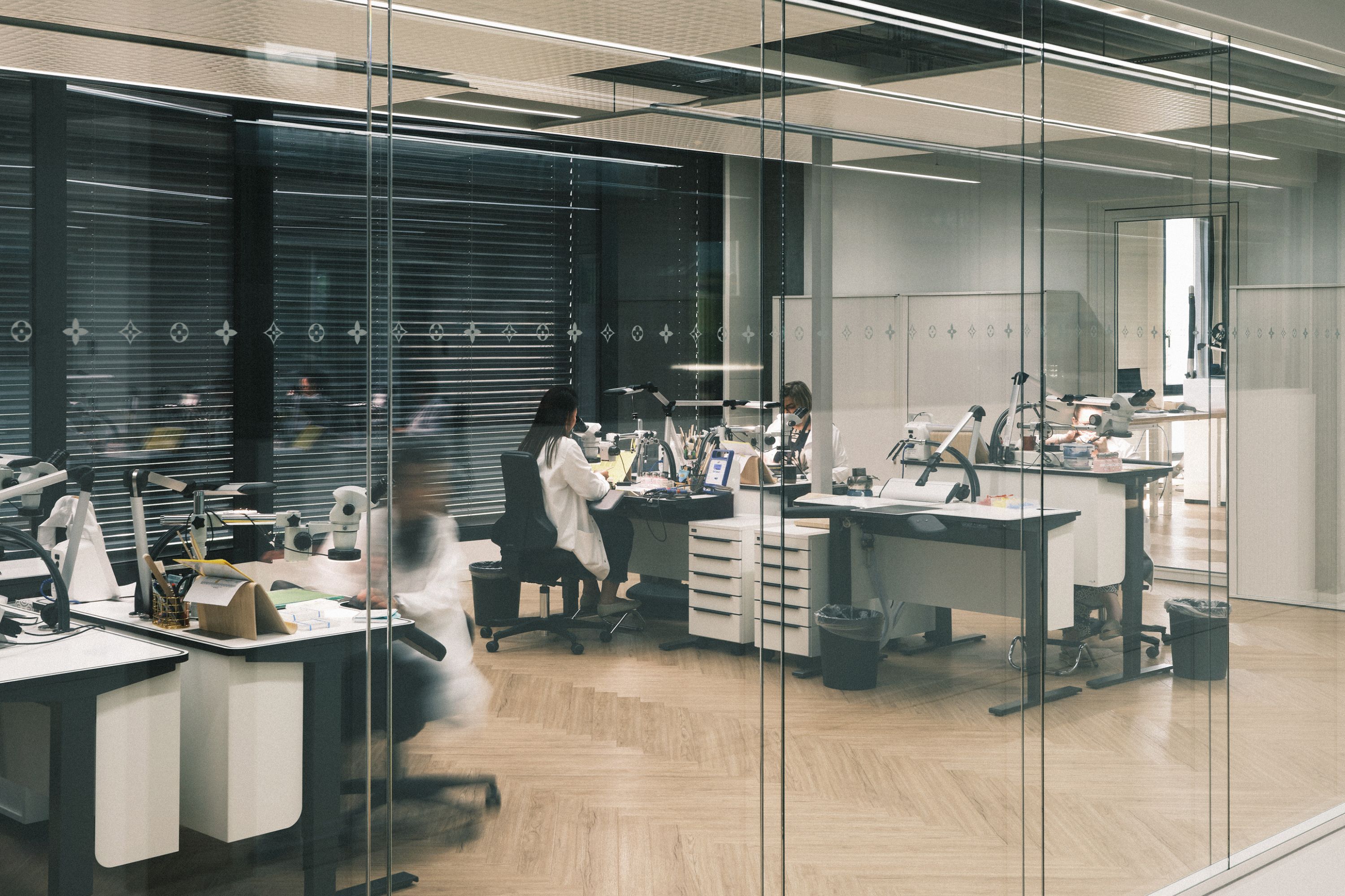 The Louis Vuitton watch workshop