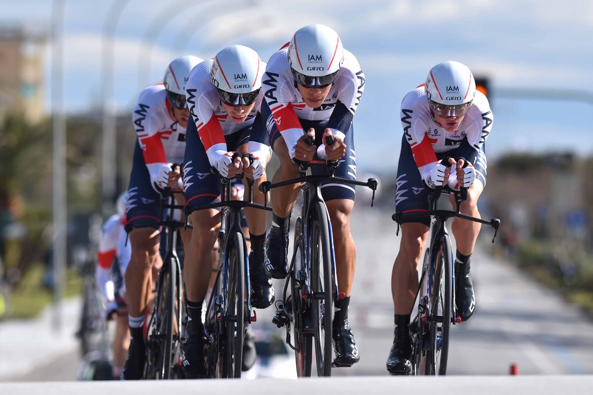IAM Cycling in the team time trial