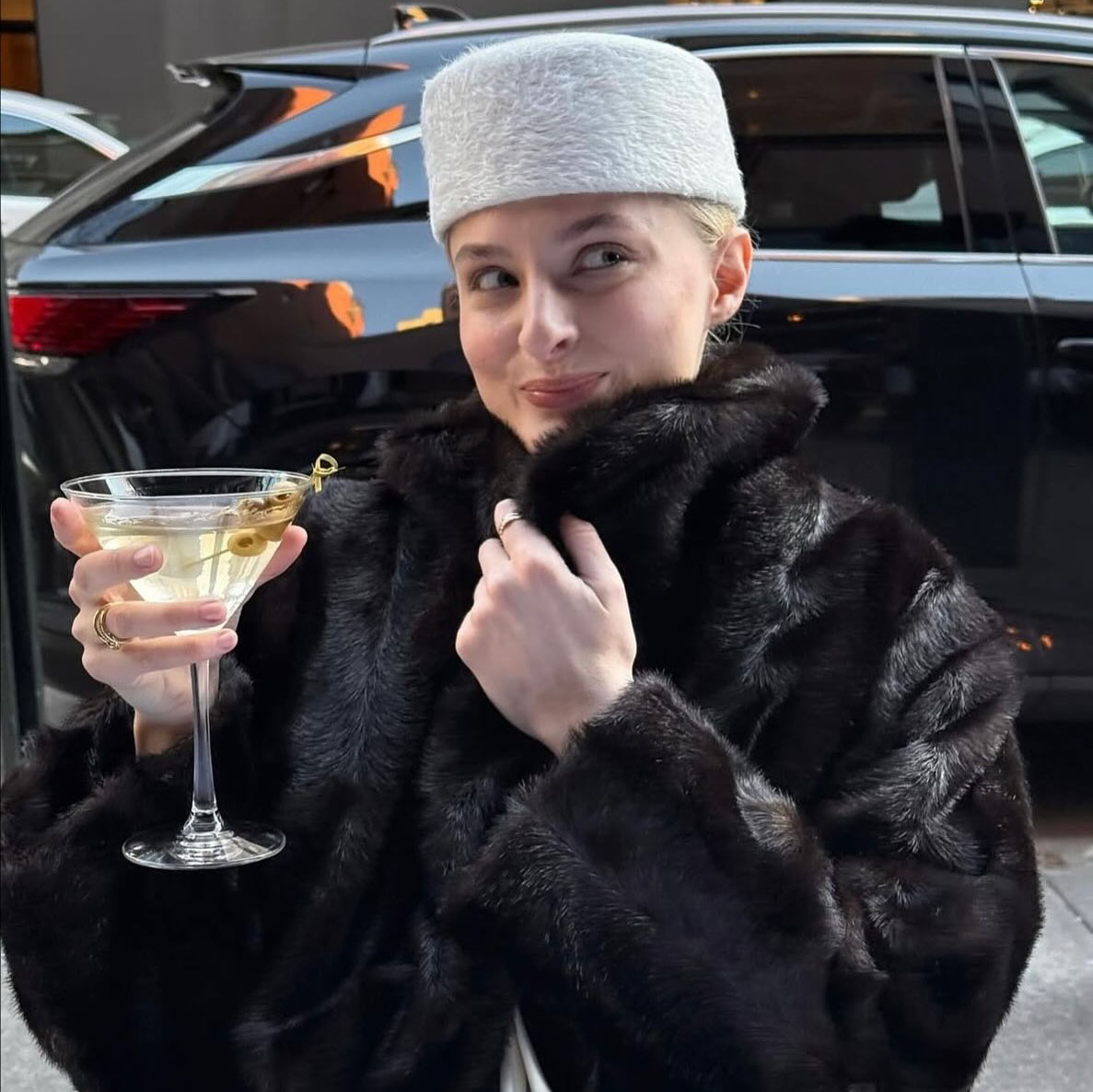 Women wearing fall accessories
