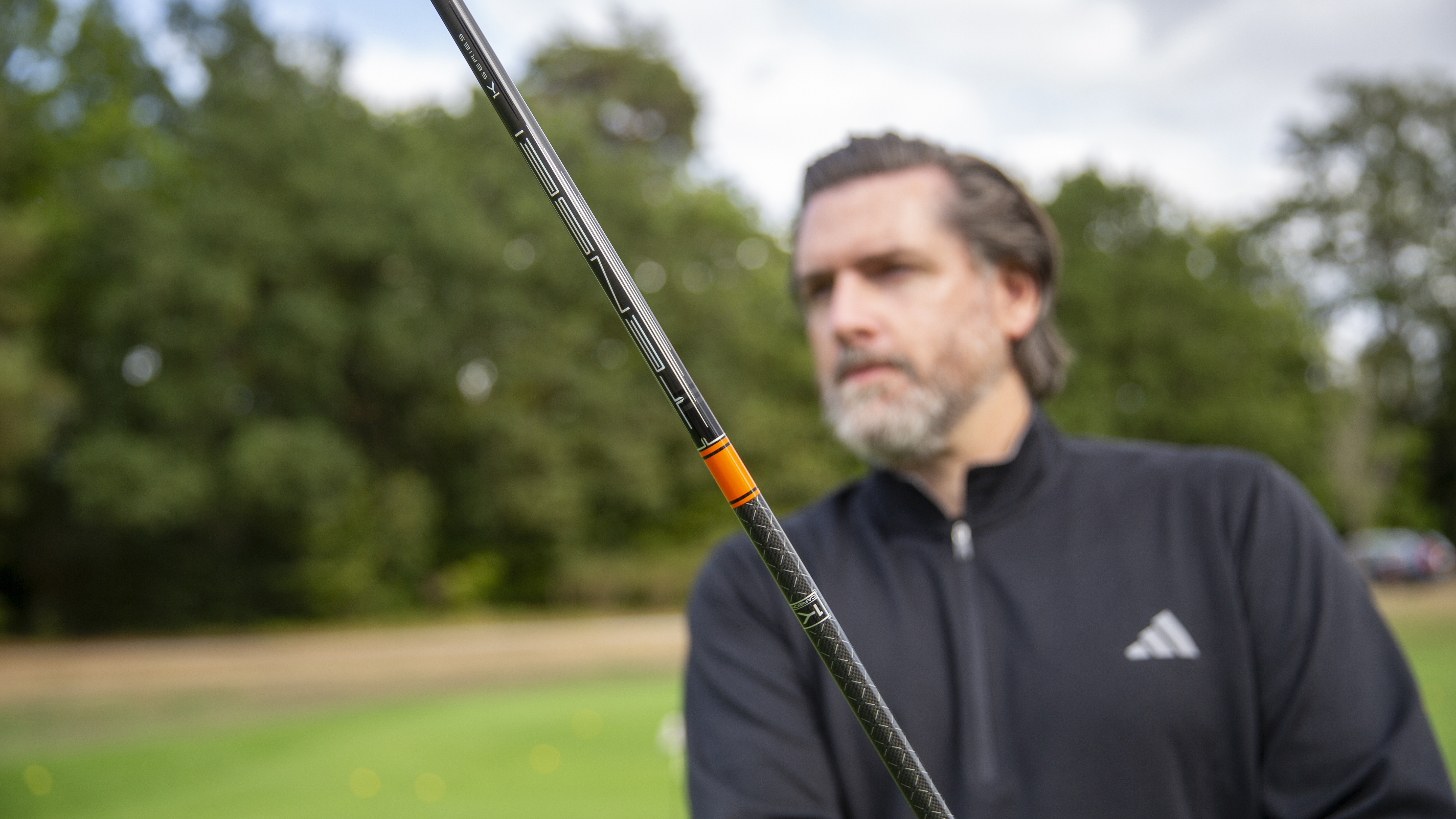 Photo of Joe Ferguson testing Mitsubishi Tensei Shafts