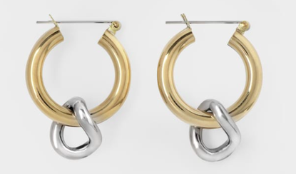 Laura Lombardi Laura Lombardi Onda Charm Earrings in Brass
