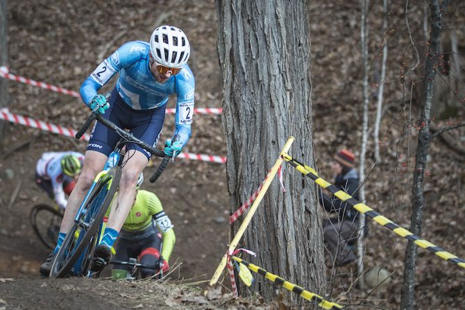 Jack Kisseberth racing hard