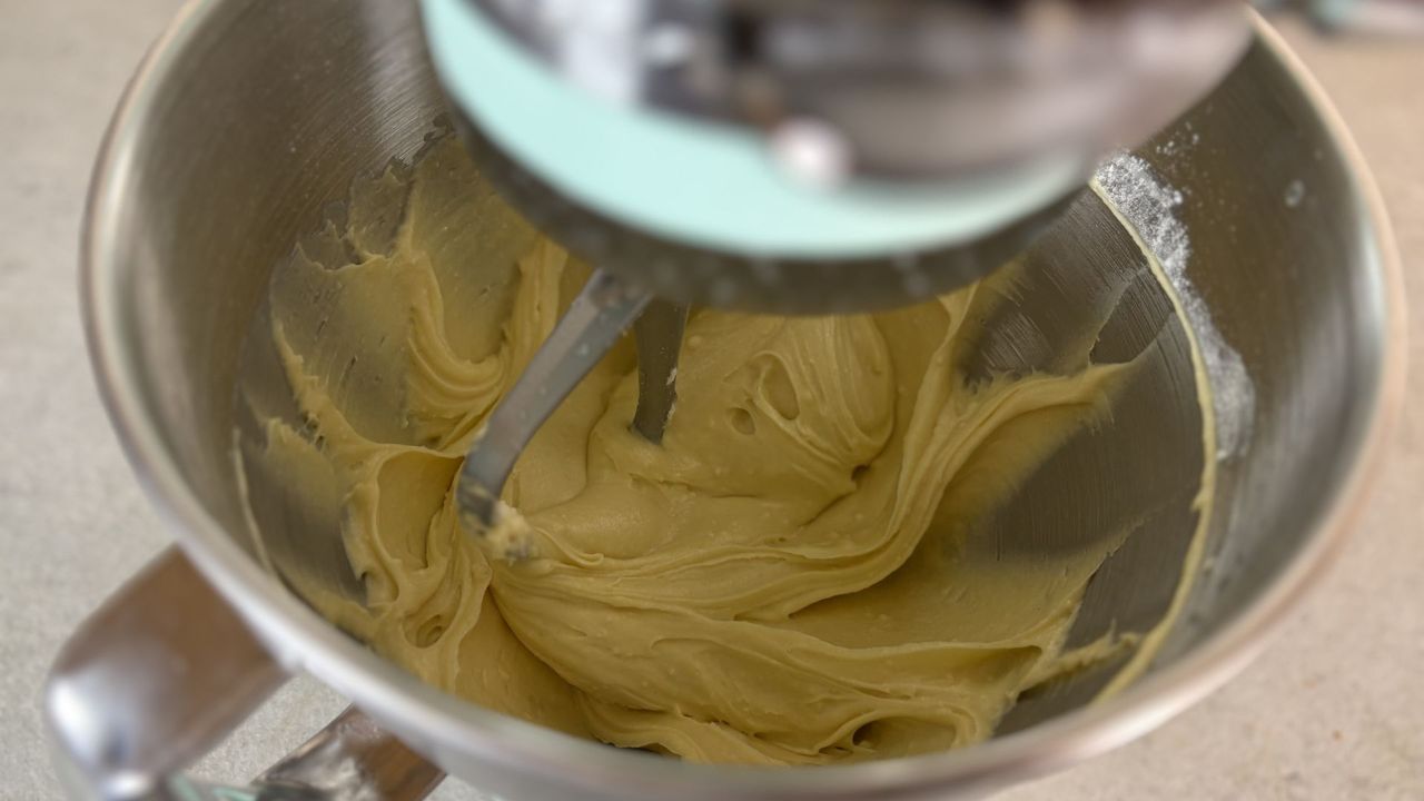 KitchenAid Artisan 4.7L Tilt Head Stand Mixer in Spearmint, the colour of the year for 2026, being tested
