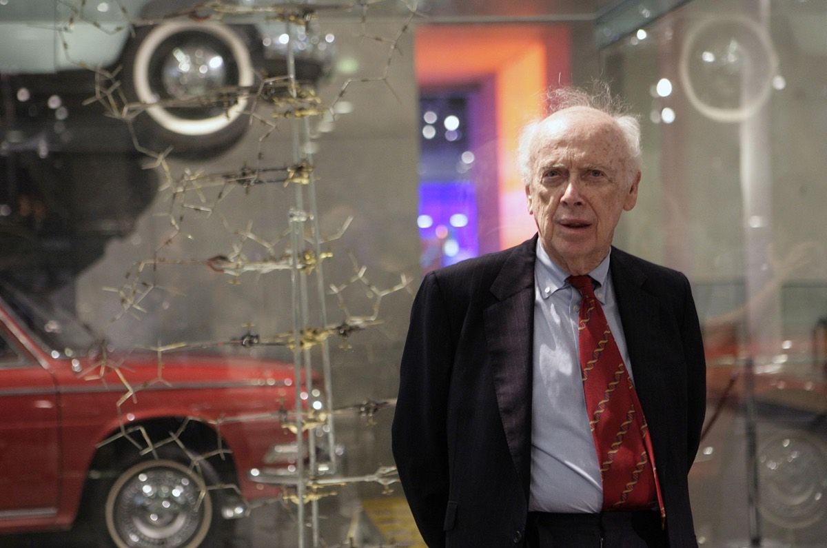 James Watson, co-discoverer of the structure of DNA, was stripped of his titles due to his racist remarks.