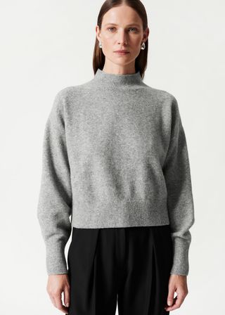 Mock-Neck Sweater