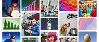 AI generated images featured on iStock's AI generator website