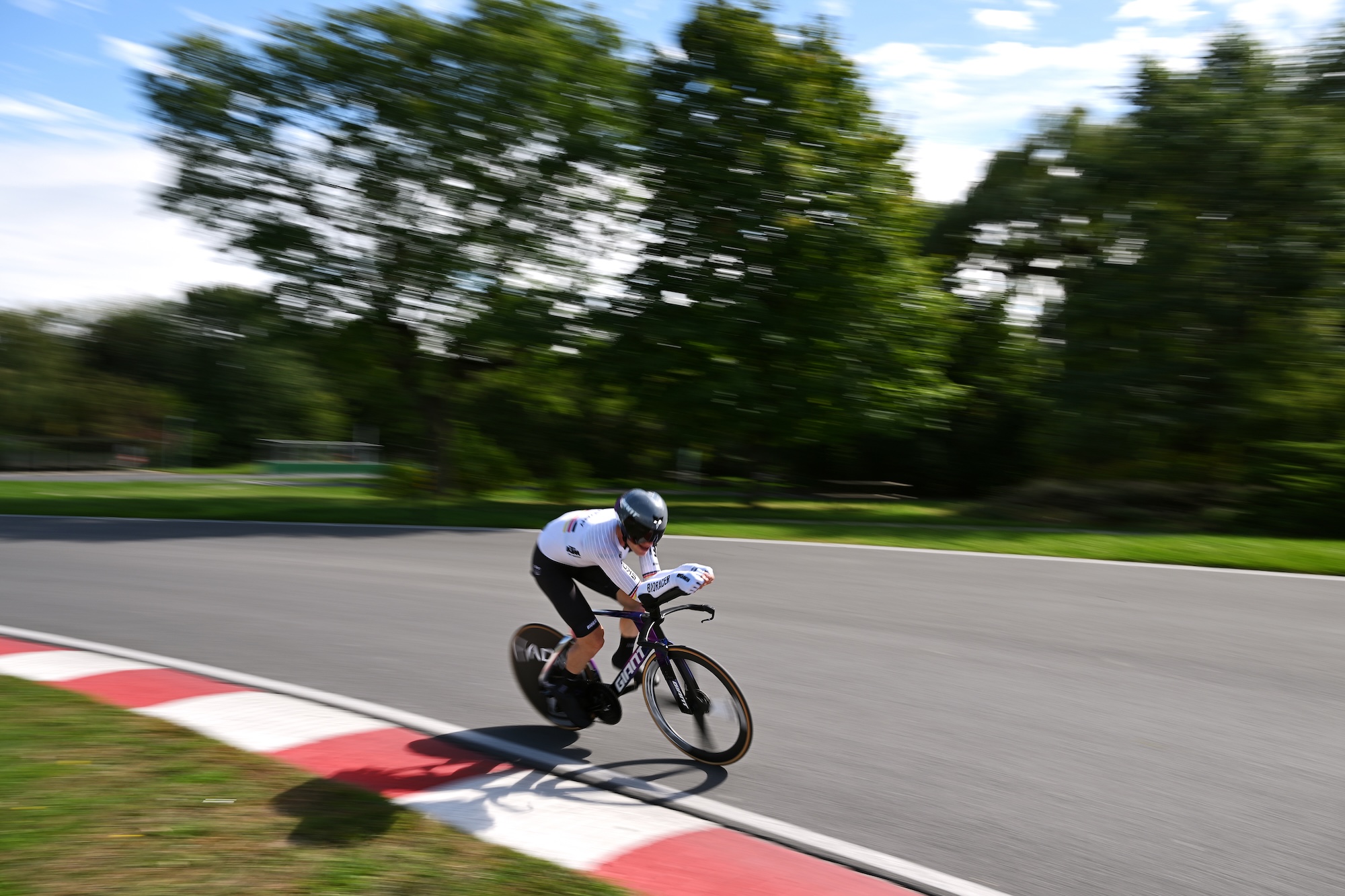 MONTREAL, QUEBEC - SEPTEMBER 20: Jasha Sutterlin and Team Germany competes during the 99th UCI Road World Championships Montreal 2026 - Men Elite Individual Time Trial a 39,2km race from Montreal to Montreal on September 20, 2026 in Montreal, Quebec. (Photo by Dario Belingheri/Getty Images)