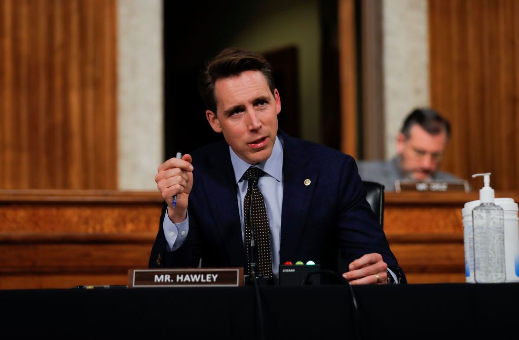 GOP Sen. Josh Hawley.