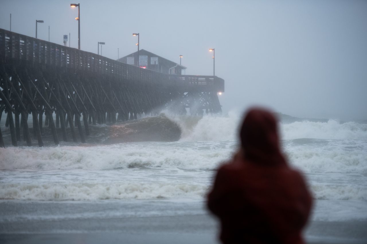 Isaias makes landfall in South Carolina.