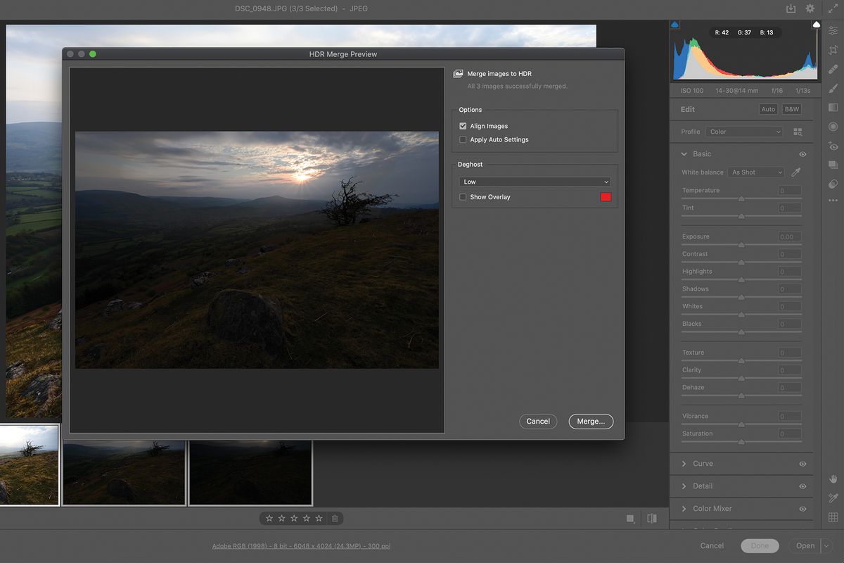 How to shoot and edit a high dynamic range (HDR) landscape photograph ...