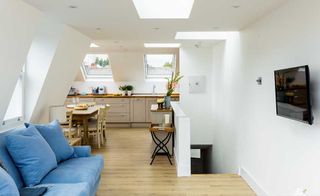 New loft space created by extending