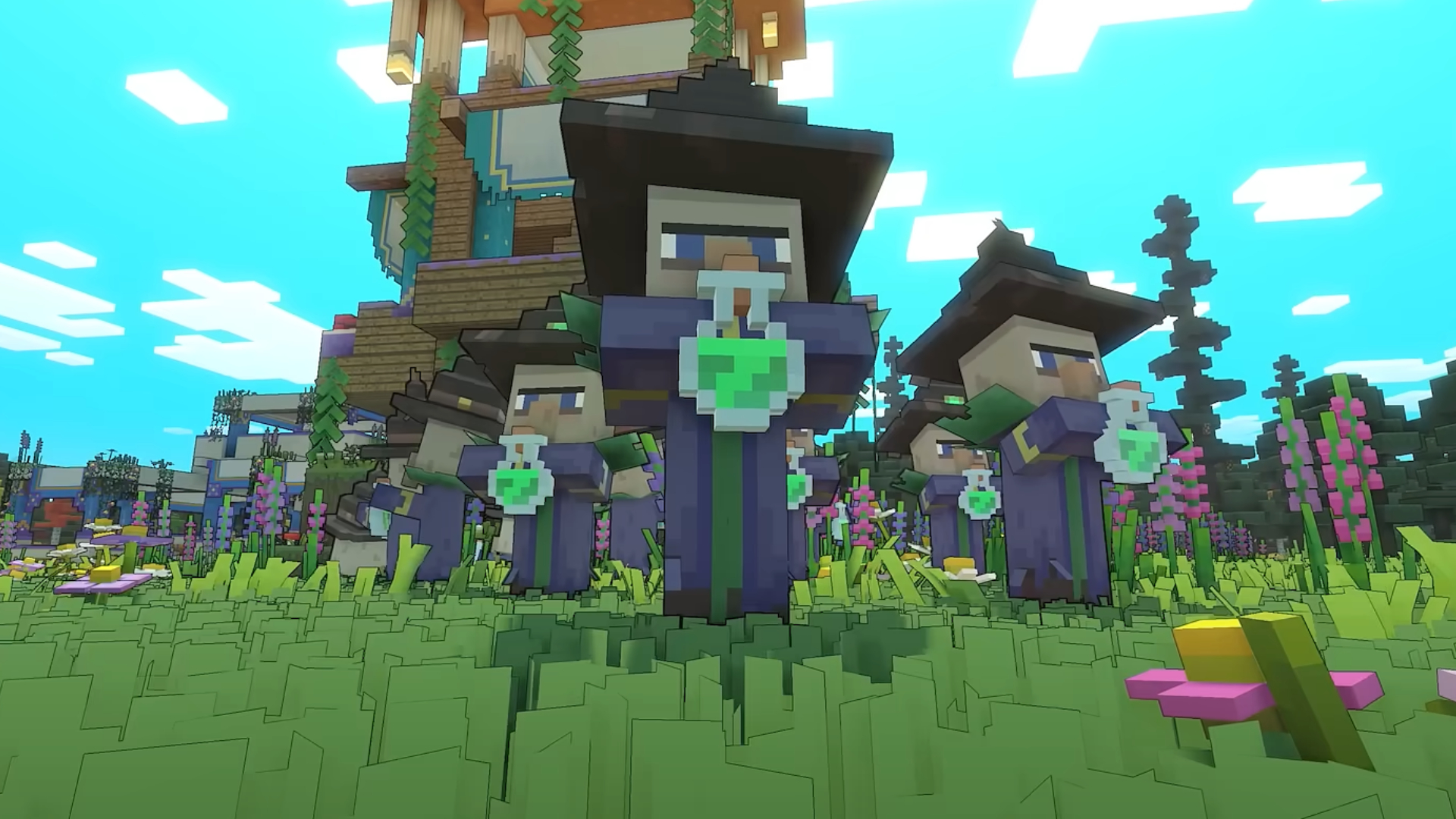 Witches in Minecraft Legends