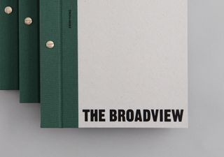 Book design featuring a green spine and cream cover