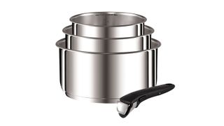Best saucepan set for easy storage: Tefal Ingenio Saucepan Set