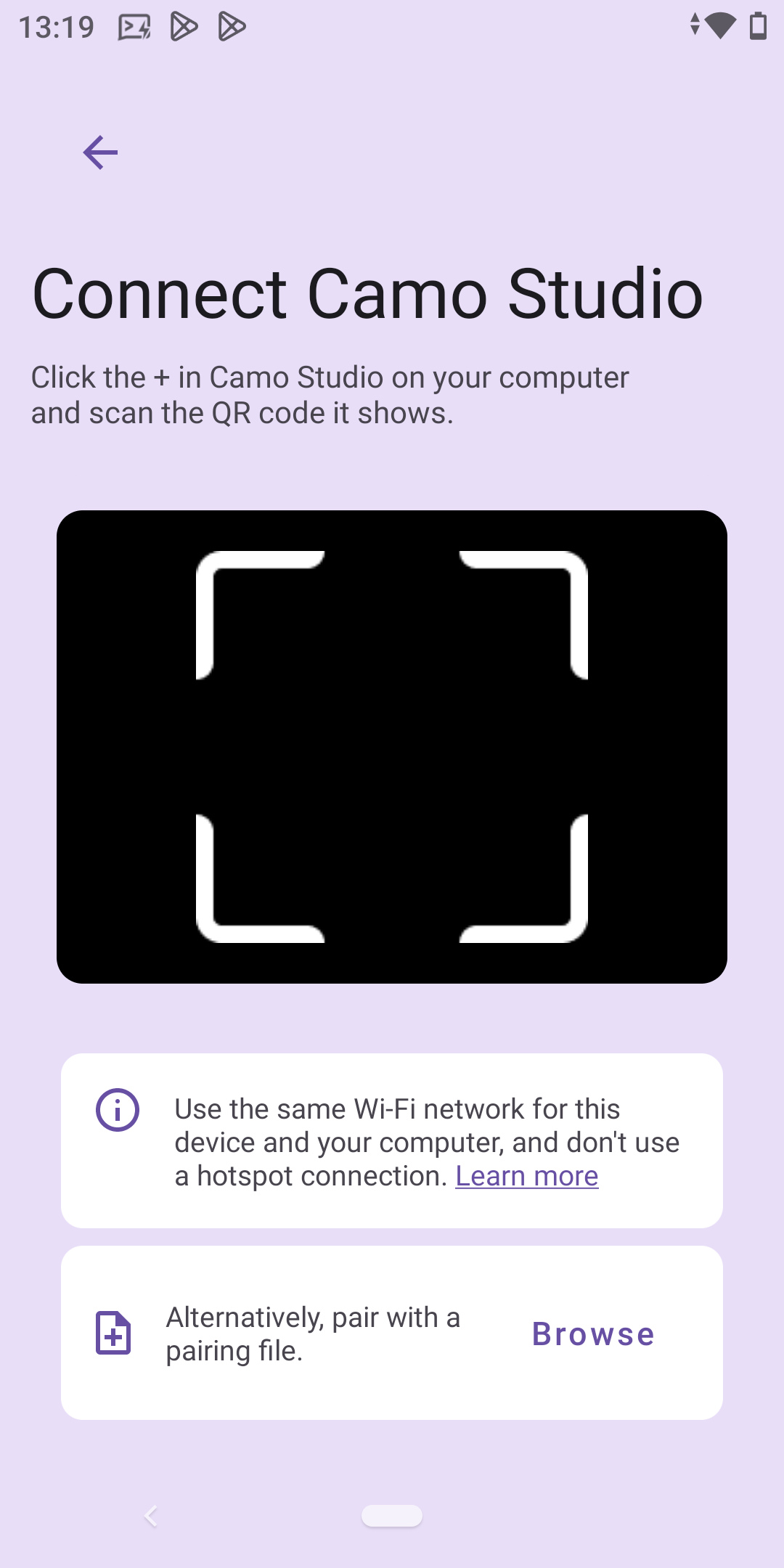 Android Smartphone as a Webcam
