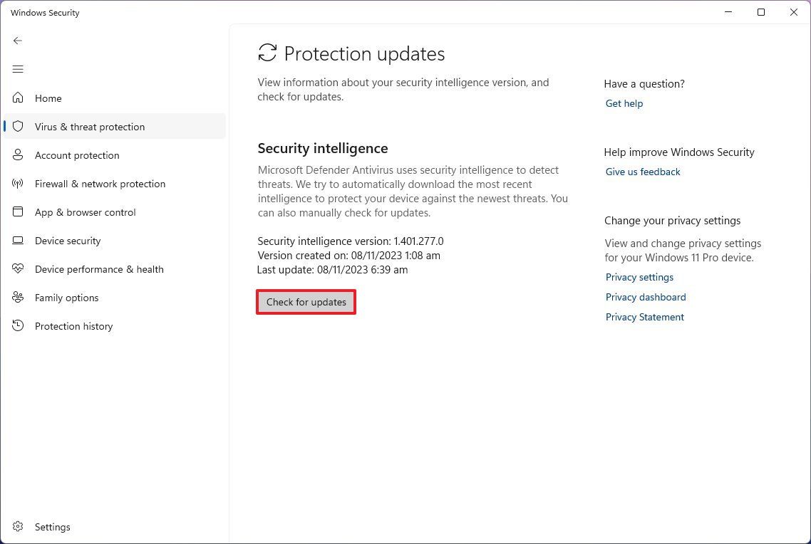 How to get started with Microsoft Defender Antivirus on Windows 11