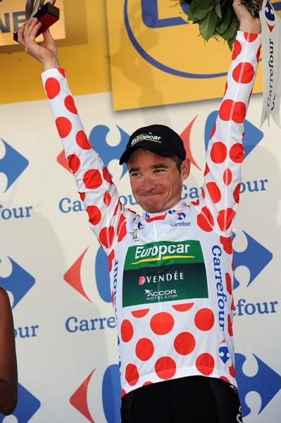 Thomas Voeckler (Europcar) is the new leader of the mountains classification.