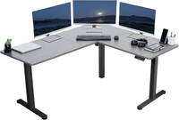Vivo L-shaped standing desk