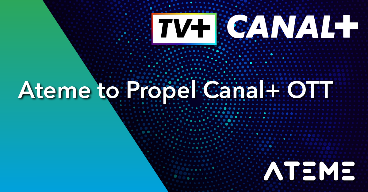 Canal+ and Ateme logos