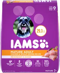 Iams Senior Dry Dog Food, Chicken, All Breed Sizes