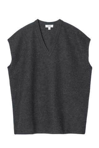 Cos Oversized Boiled Wool Tank 