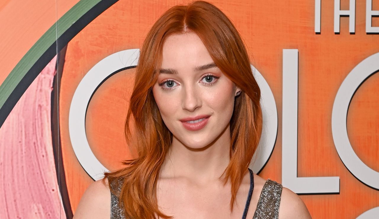 Phoebe Dynevor attends a screening of &quot;The Colour Room&quot; on October 28, 2021 in London, England