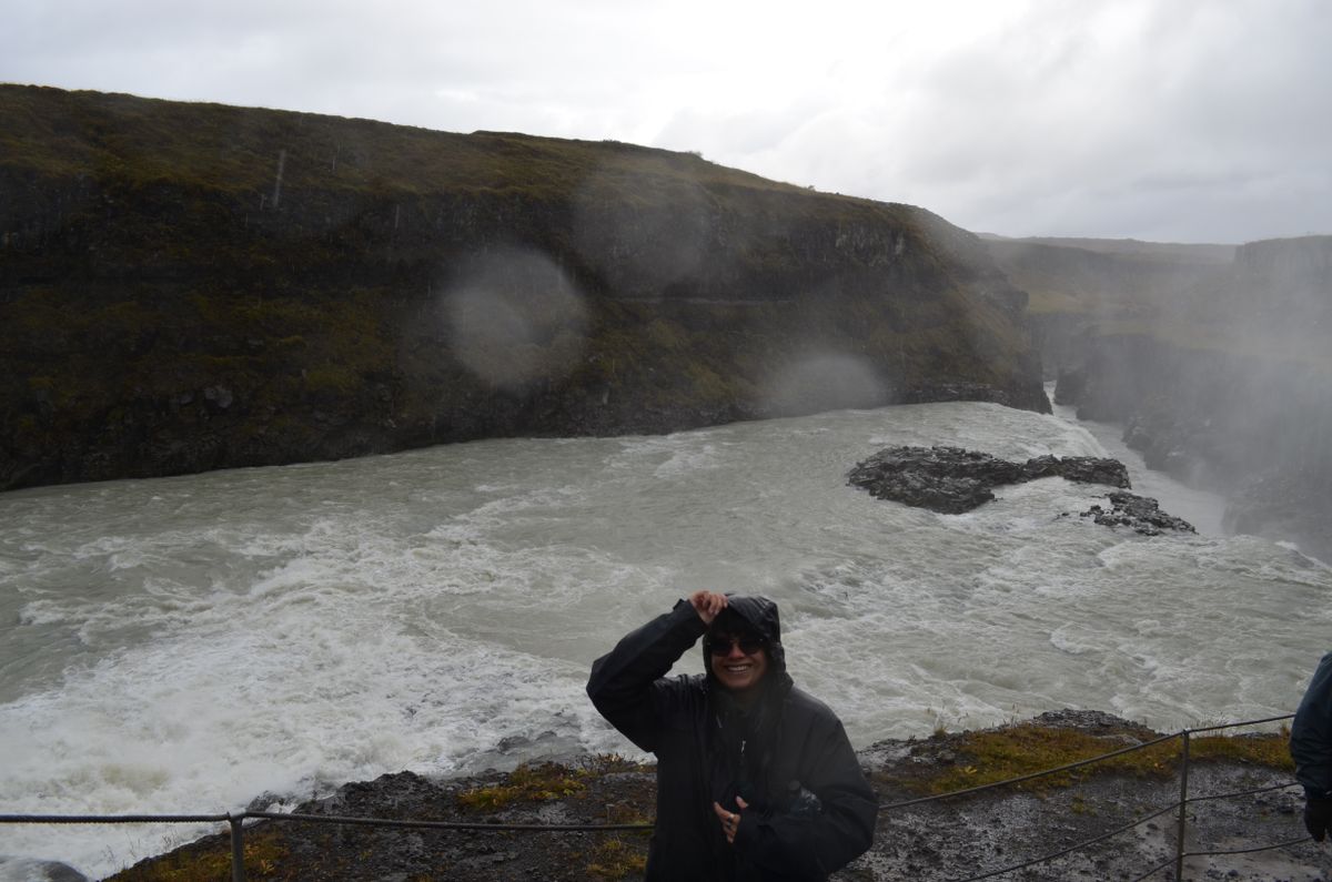 A photo of a person taken in Iceland on the Nikon D5100 DSLR camera