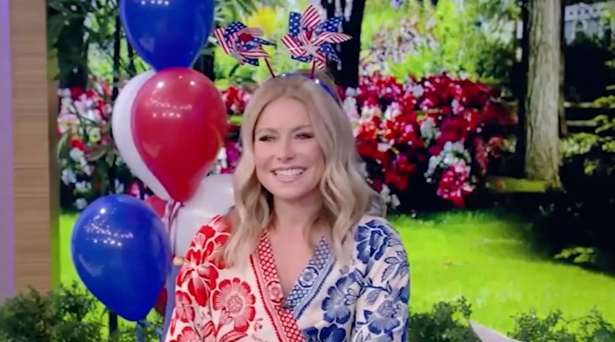 &#039;Live with Kelly and Ryan&#039; hosted an in-studio July Fourth party.