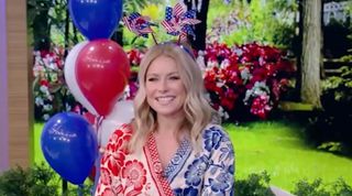 'Live with Kelly and Ryan' hosted an in-studio July Fourth party.