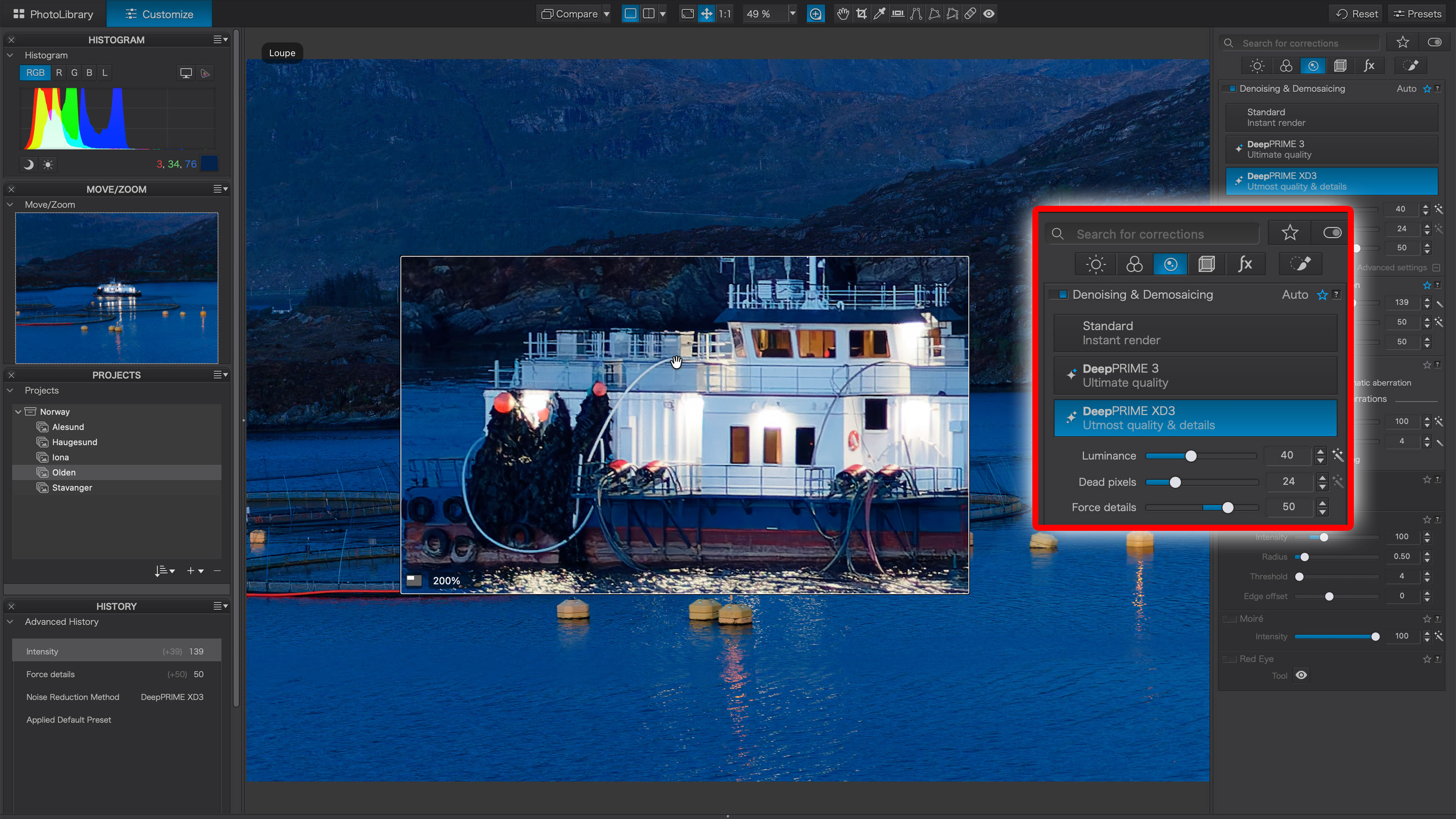 DxO PhotoLab 9 screenshot
