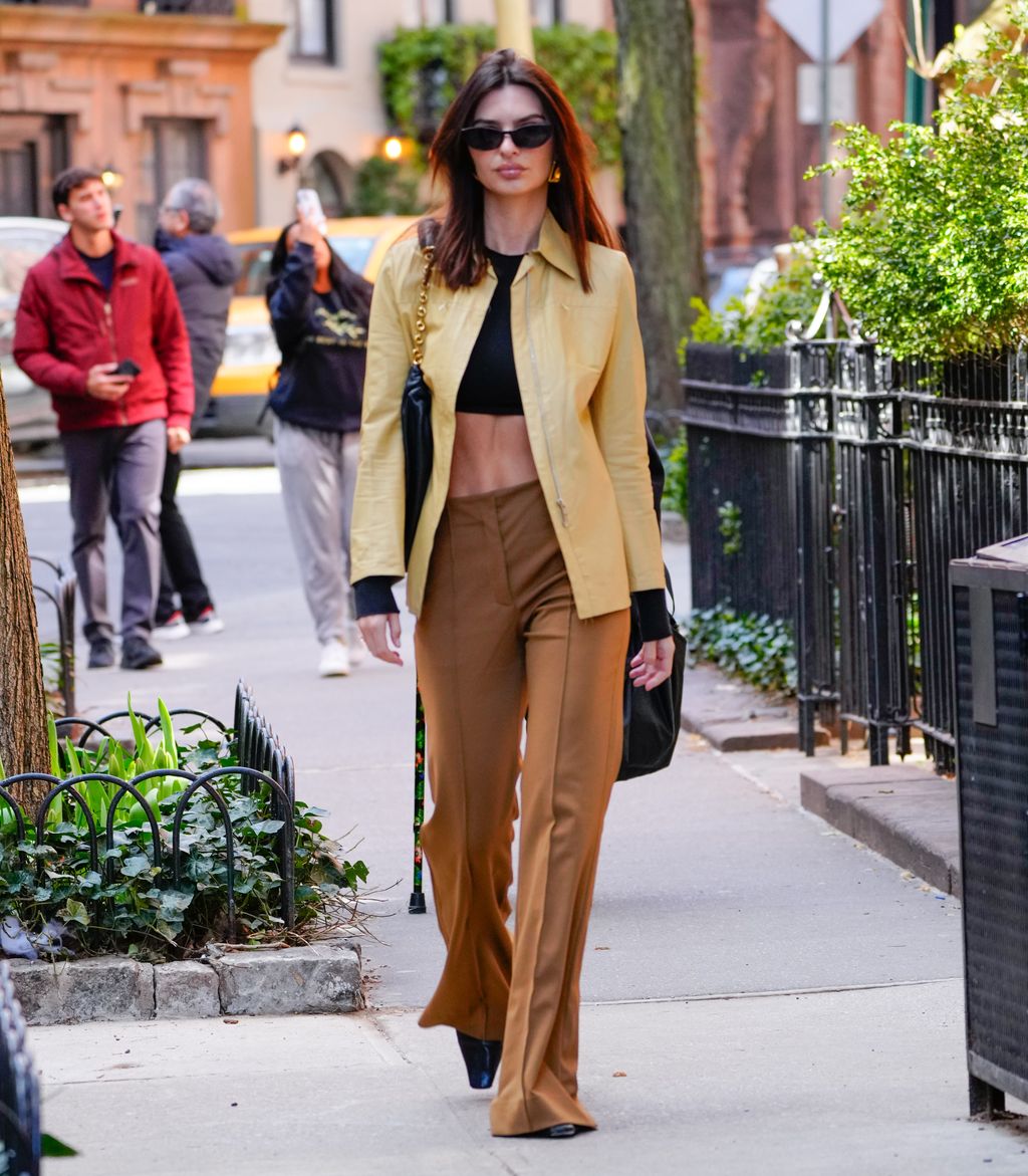 EmRata and Laura Harrier Both Just Wore Chic Yellow and Camel Looks ...