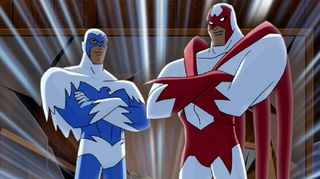 DC Animated Universe — Hawk and Dove from Justice League Unlimited