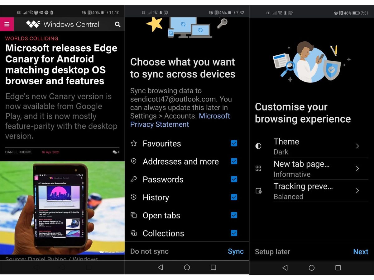 Microsoft's update to Edge on Android takes 'seems faster' to a whole ...