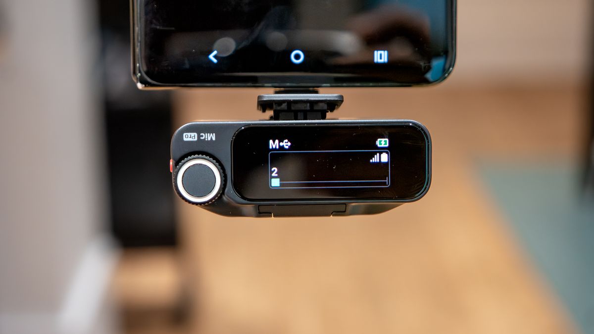 Insta360 Mic Pro used with iPhone.